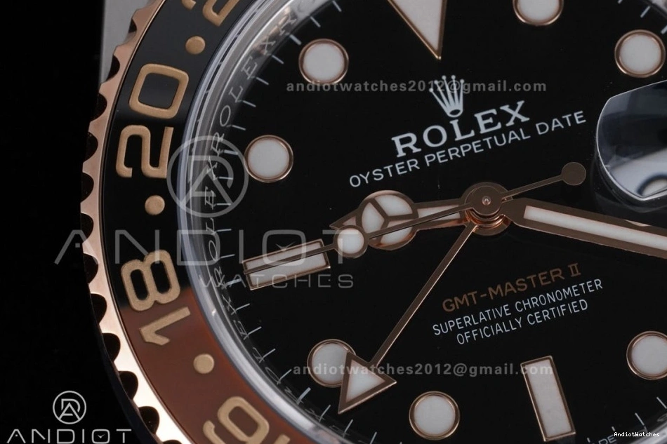 FastDry V 126711 Master RG Best CHNR II GMT on SH3285 855 New SS SS Edition 1:1 Bracelet ARF 904L 0520